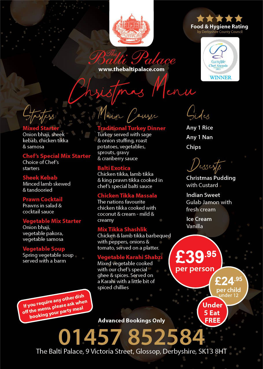 Balti Palace Christmas 25