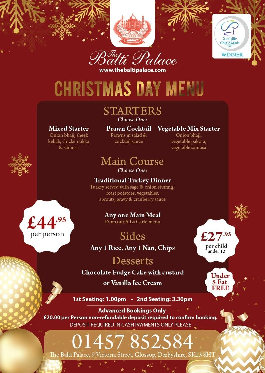 Balti Palace Christmas 2026